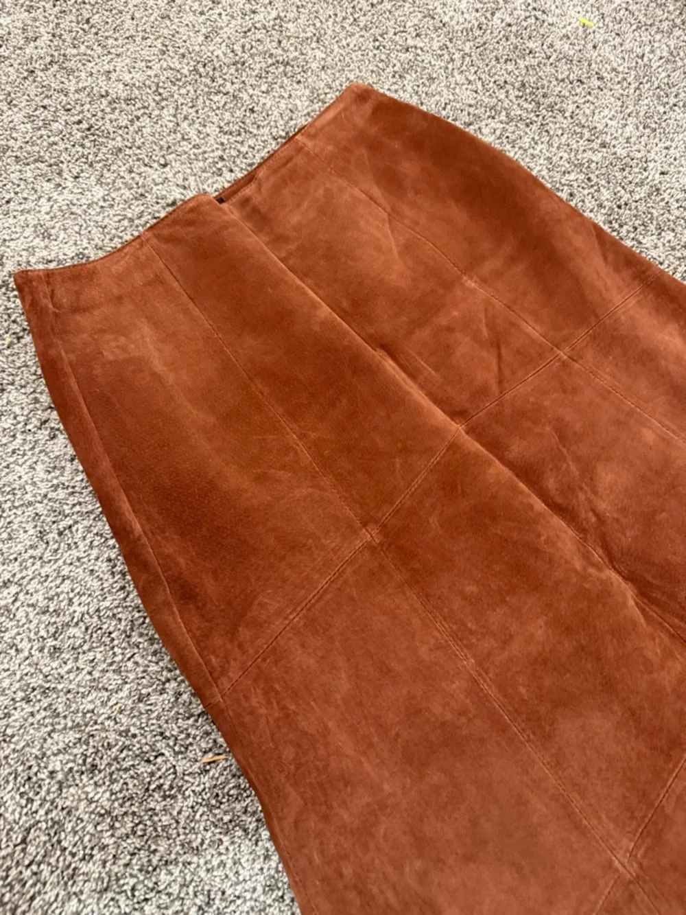 Montanaco women's suede leather skirt, size small